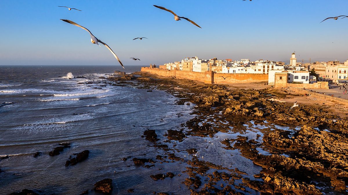 Essaouira harbour and medina on the Atlantic coast